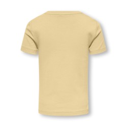 KIDS ONLY Riley kortærmet t-shirt - Italian Straw