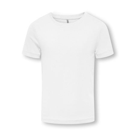 KIDS ONLY Riley kortærmet t-shirt - Hvid