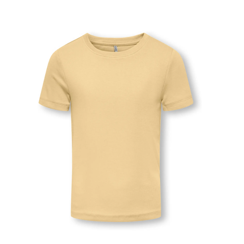 KIDS ONLY Riley kortærmet t-shirt - Italian Straw