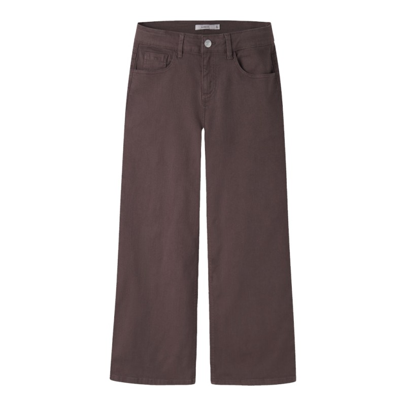NAME IT Kids Rose Brede Twill Bukser - French Roast