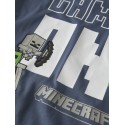 NAME IT Kids Jun minecraft kortærmet t-shirt - Vintage Indigo
