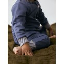 NAME IT Baby Koppe langærmet sweat dragt - Vintage Indigo