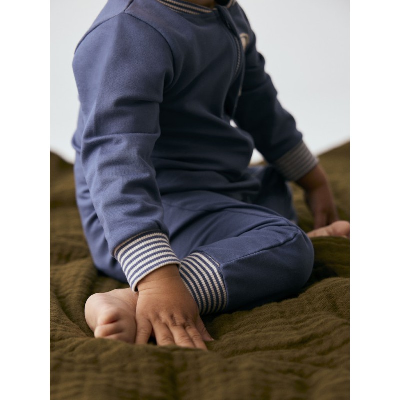 NAME IT Baby Koppe langærmet sweat dragt - Vintage Indigo