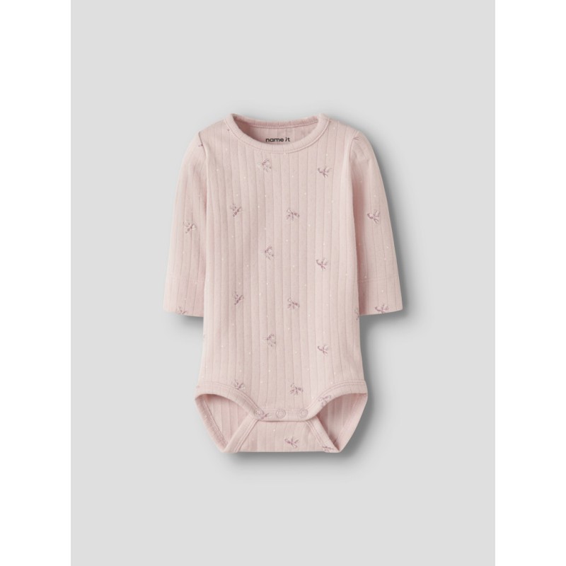 NAME IT Baby Kathlen langærmet bodystocking - Lotus