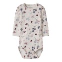 NAME IT Baby Kamelia langærmet bodystocking - Peyote Melange