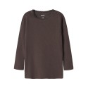 NAME IT MINI Kab langærmet bluse - French Roast