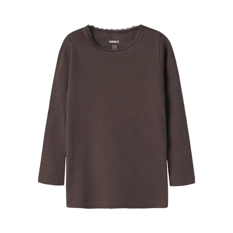 NAME IT MINI Kab bluse - French Roast