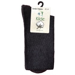 KILDE DIABETIC & KOMFORT STRØMPER STR. 50 | UNISEX GRÅ | SPAR 25%