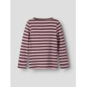 NAME IT Mini Banio langærmet x-slim bluse - French Roast