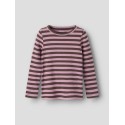 NAME IT Mini Banio langærmet x-slim bluse - French Roast