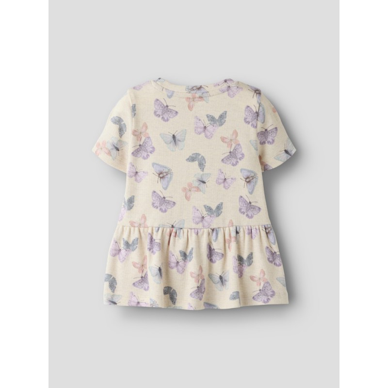 NAME IT Mini Filua kortærmet top - Peyote Melange