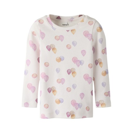 NAME IT Mini Delilah x-slim bluse - Carinaria