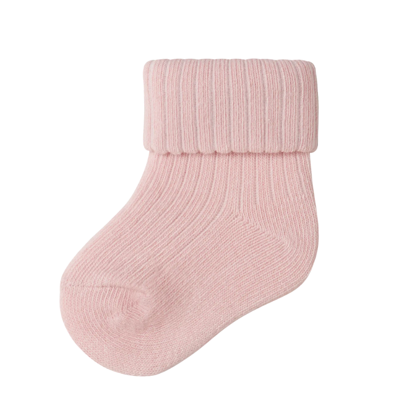 NAME IT Baby Nobba rib strik sokker - Lotus