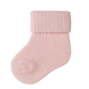 NAME IT Baby Nobba rib strik sokker - Lotus