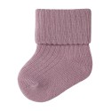 NAME IT Baby Nobba rib strik sokker - Lilas