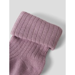 NAME IT Baby Nobba rib strik sokker - Lilas