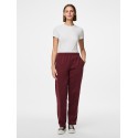 PIECES Chilli højtaljet straight sweatpants - Tawny Port