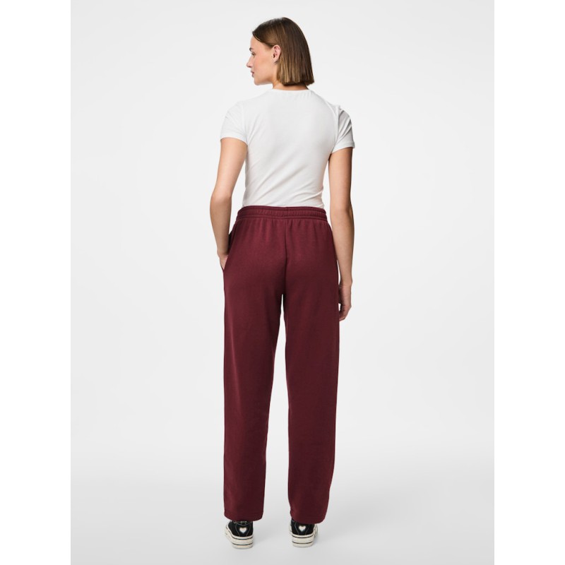 PIECES Chilli højtaljet straight sweatpants - Tawny Port