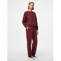 PIECES Chilli højtaljet straight sweatpants - Tawny Port