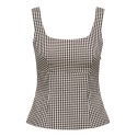 ONLY Noemi strop sløjfe top - Coffee Bean