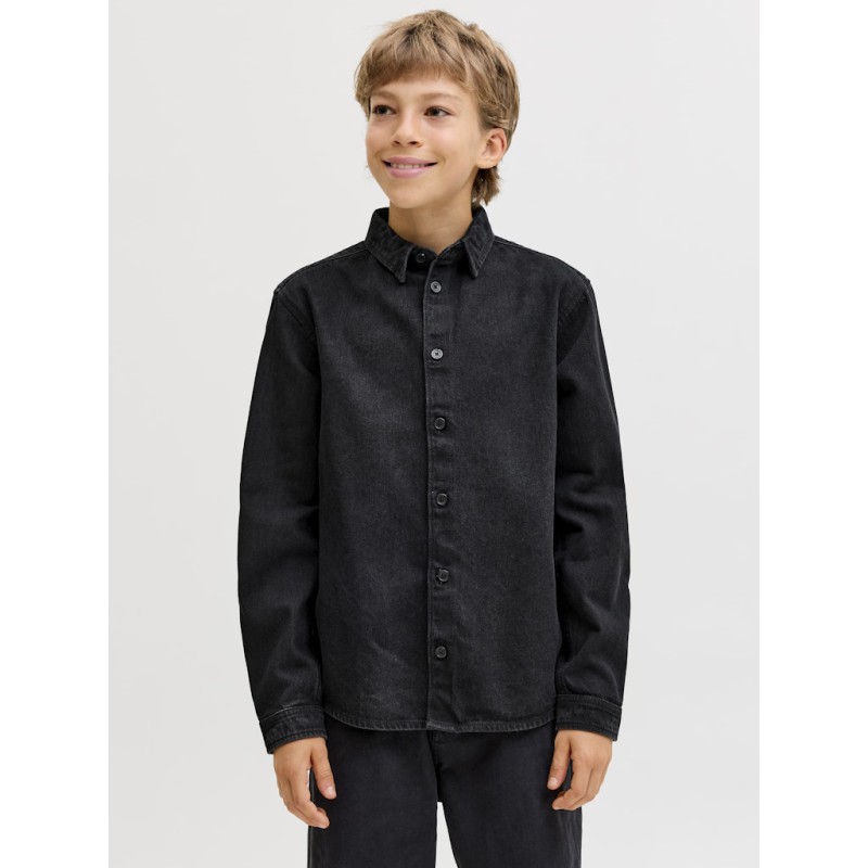 JACK & JONES JUNIOR Norrebro denim skjorte - Black Denim