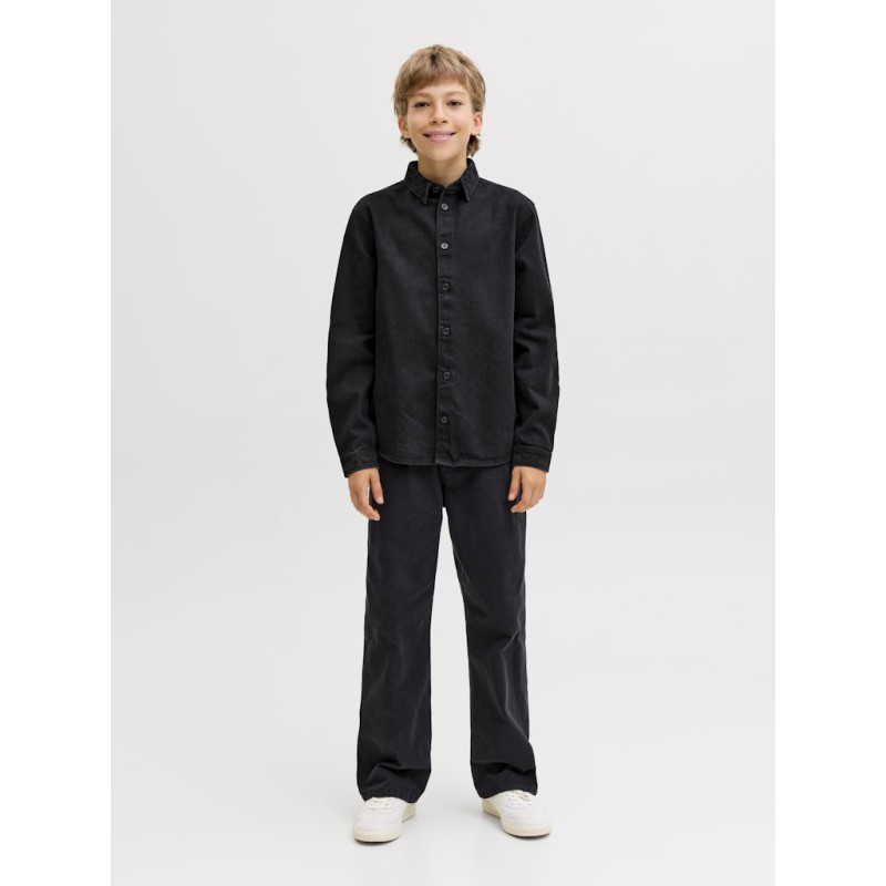 JACK & JONES JUNIOR Norrebro denim skjorte - Black Denim