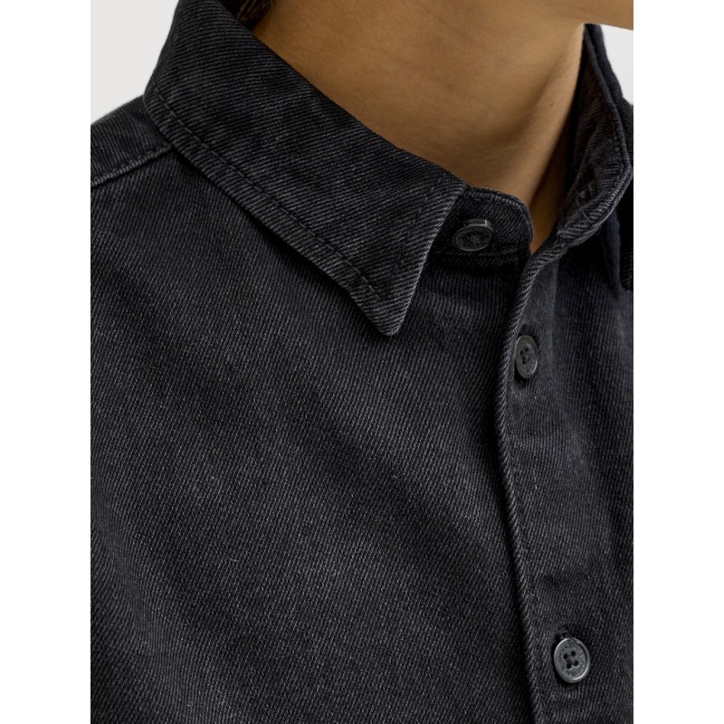 JACK & JONES JUNIOR Norrebro denim skjorte - Black Denim