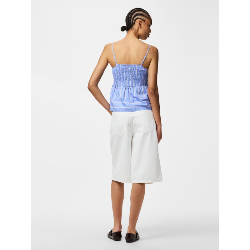 PIECES Philipa strop top - Hydrangea