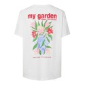 PIECES Poppi kortærmet t-shirt m. print - Bright White