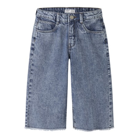 NAME IT KIDS Bella denim lange shorts - Medium Blue Denim