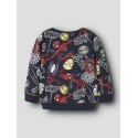 NAME IT MINI Jacco spider langærmet sweartshirt - Navy Blazer