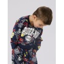 NAME IT MINI Jacco spider langærmet sweartshirt - Navy Blazer