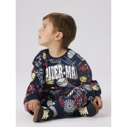 NAME IT MINI Jacco spider langærmet sweartshirt - Navy Blazer