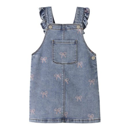 NAME IT MINI Faith denim spencer kjole - Medium Blue Denim