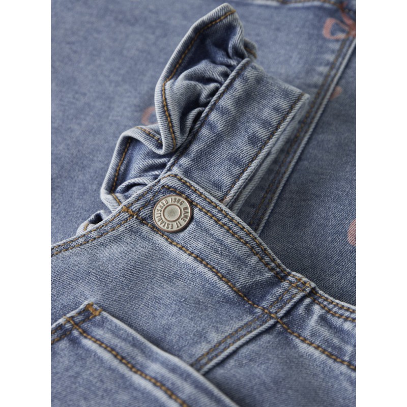 NAME IT MINI Faith denim spencer kjole - Medium Blue Denim