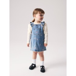 NAME IT MINI Faith denim spencer kjole - Medium Blue Denim