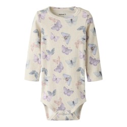 NAME IT BABY Filua langærmet body - Peyote