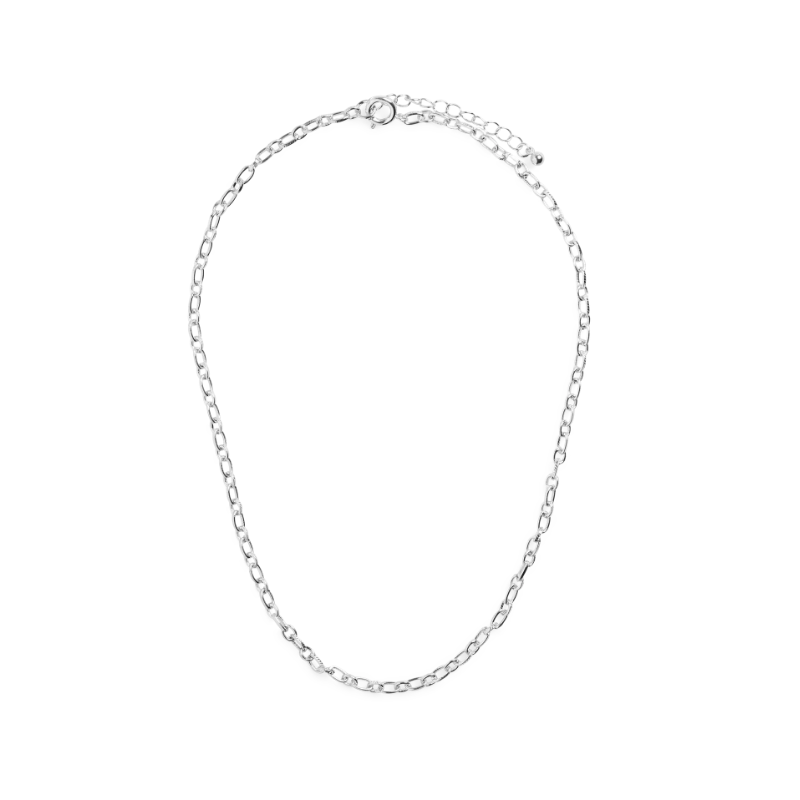 PIECES Tiffany halskæde - Silver Colour