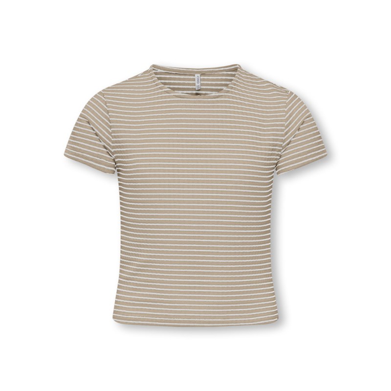 KIDS ONLY Pamia kortærmet t-shirt - Humus