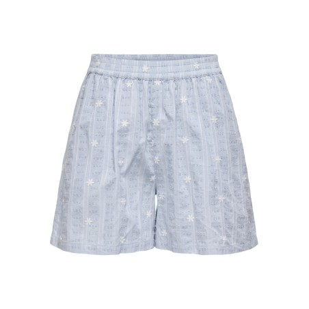 JDY Fia embroridery shorts - Cashmere Blue