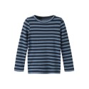NAME IT Mini Banio langærmet x-slim bluse - Dark Sapphire