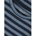 NAME IT Mini Banio langærmet x-slim bluse - Dark Sapphire