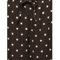JDY Debbie new loose bukser - Coffee Bean w. SANDSHELL DOT