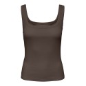 JDY Malli ærmeløs tanktop - Chocolate Brown