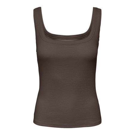 JDY Malli ærmeløs tanktop - Chocolate Brown