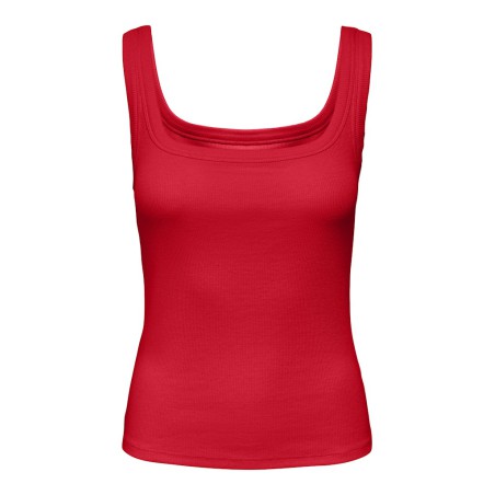 JDY Malli ærmeløs tanktop - Racing Red