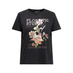 ONLY CARMAKOMA Lucy t-shirt - Black Floristic studio