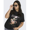 ONLY CARMAKOMA Lucy t-shirt - Black Floristic studio