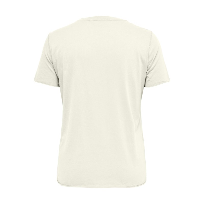 ONLY CARMAKOMA Night kortærmet t-shirt - Cannoli Cream SUMMER
