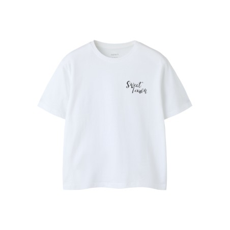NAME IT Kids Fallina kortærmet t-shirt - Bright White